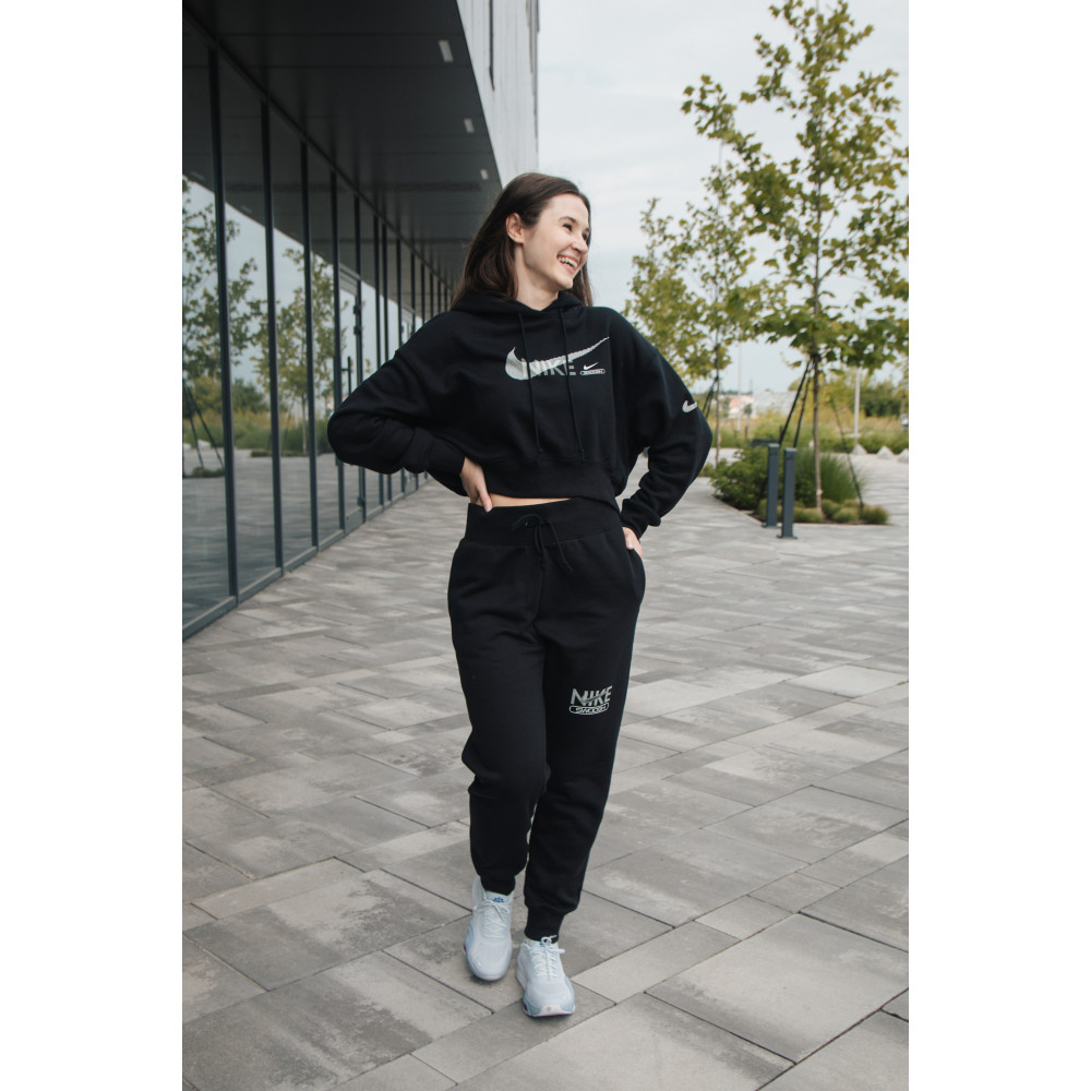 Костюм Nike Sportwear Swoosh Fleece Hoodie DR5613 010/DR5615 010