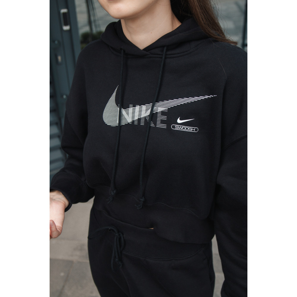 Костюм Nike Sportwear Swoosh Fleece Hoodie DR5613 010/DR5615 010