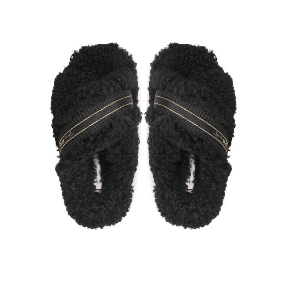 Тапочки Tommy Hilfiger Sherpa Fur Home Slippers FW0FW06576